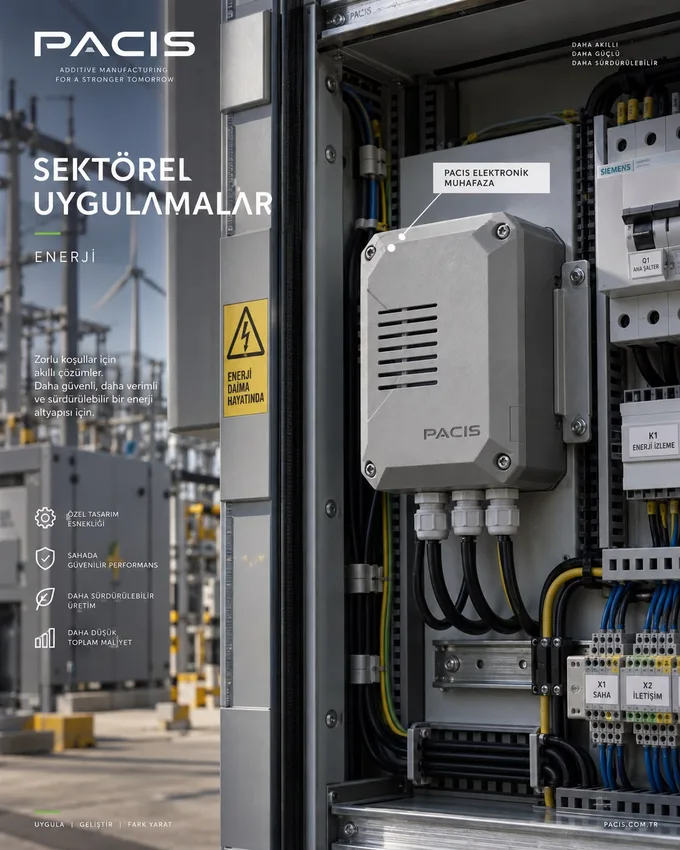 Enerji sistemi elektronik muhafazası