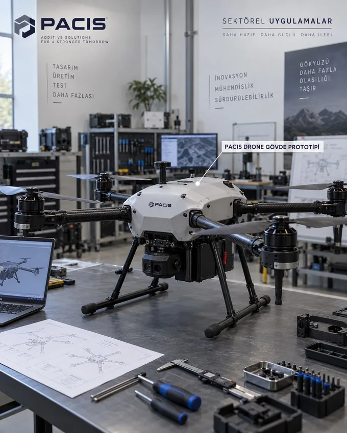 Drone gövde prototipi