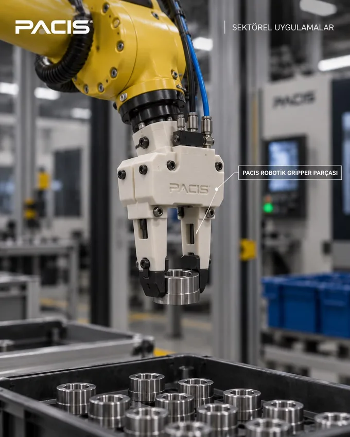 Robotik tutucu parçası